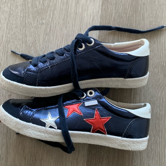 Superdry Super Sleek Logo Metallic Stars - Picture 5 of 9